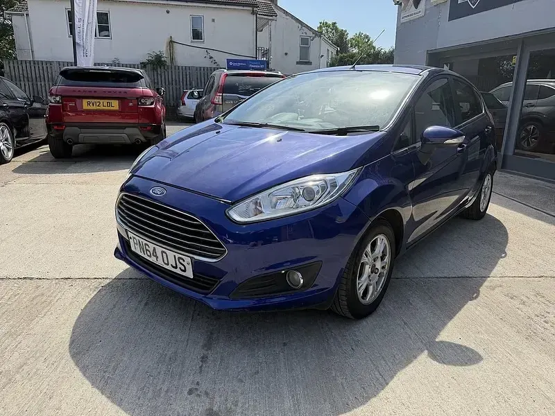 Used Ford Fiesta Zetec 95 HP (69 kW) 2014 Blue Hatchback