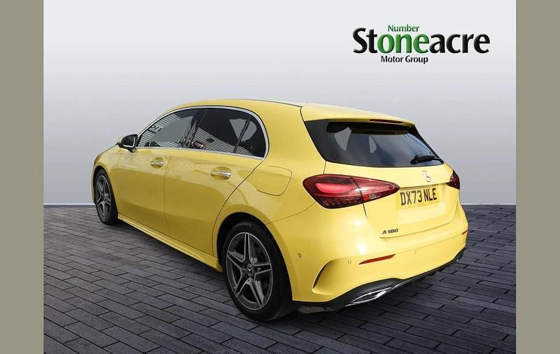 Used Mercedes A180 Executive 134 HP (98 kW) 2023 Yellow Hatchback
