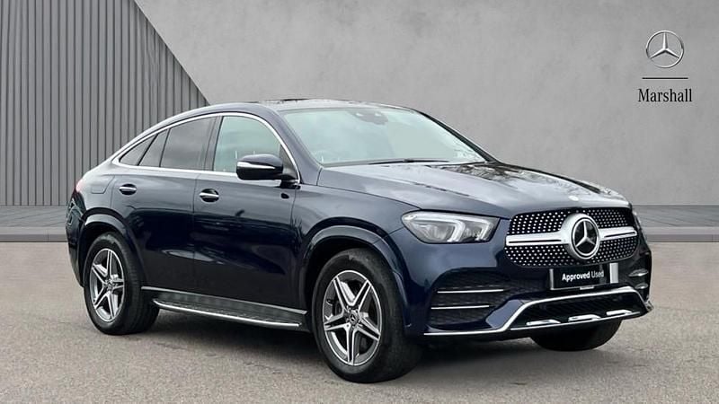 Used Mercedes GLE350 AMG line 320 HP (235 kW) 2022 Cavansite blue metallic