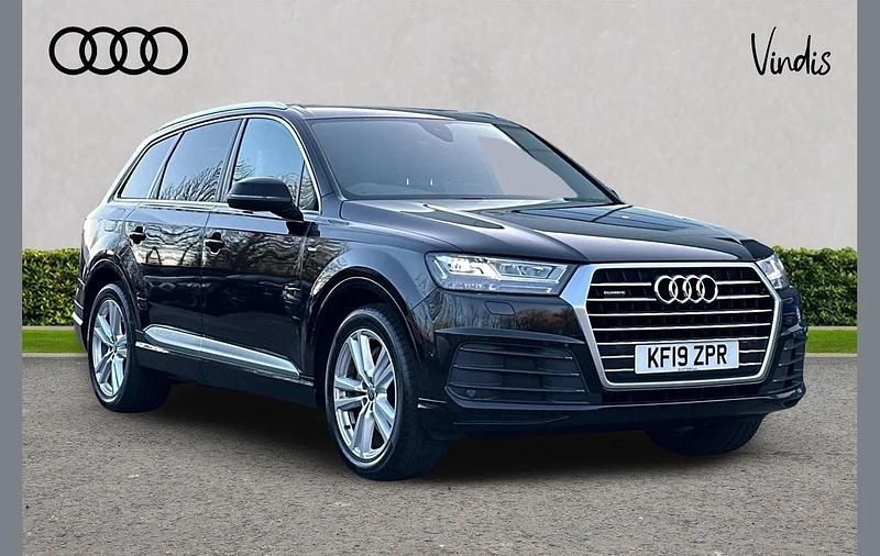 Used Audi Q7 S-Line 228 HP (167 kW) 2019 Black SUV