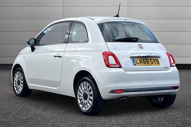 Used Fiat 500 Lounge 69 HP (50 kW) 2018 White Hatchback