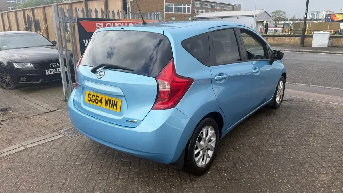Używany Nissan Note Acenta 90 KM (66 kW) 2014 Niebieski Hatchback