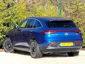 Used Mercedes EQC400 AMG Line Premium 300 kW (408 HP) 2023 Blue SUV