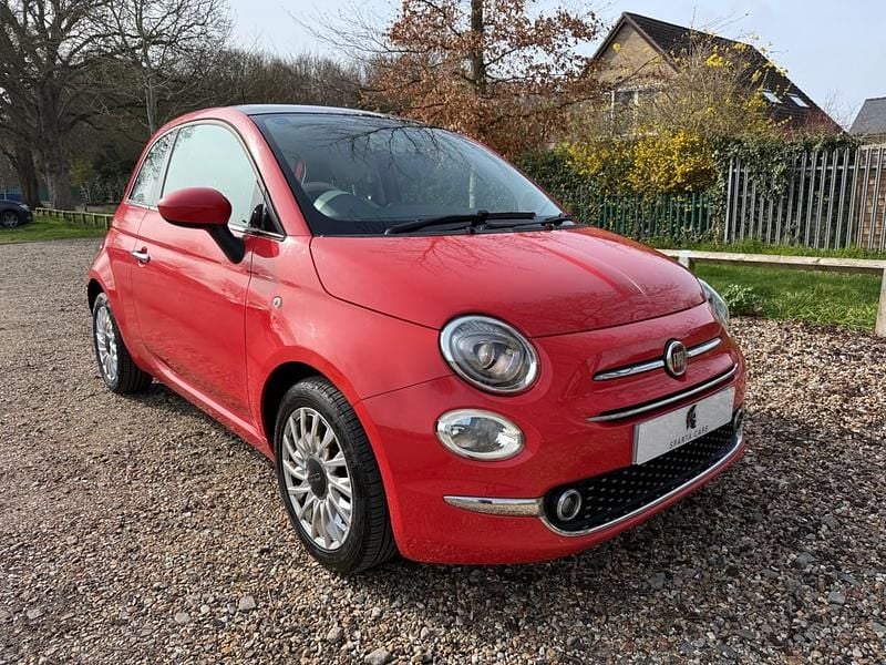 Used Fiat 500 Lounge 69 HP (50 kW) 2017 Pink Hatchback