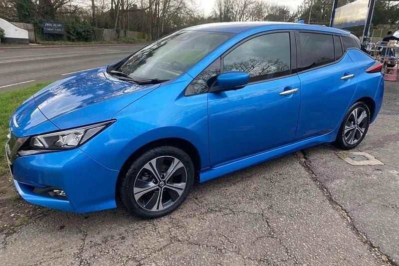 Usado Nissan Leaf Tekna 160 kW (218 HP) 2020 Azul Citadino