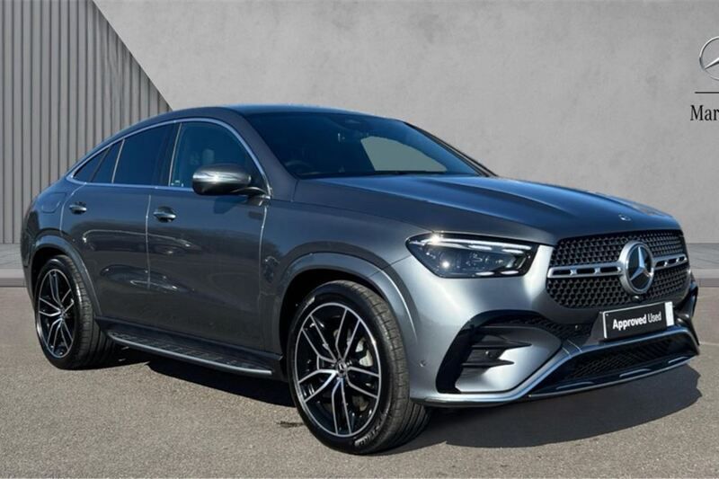 Selenite grey metallic Used 2025 Mercedes GLE450 AMG AMG Line Premium Plus Coupe | £74,280 - Image 1/4