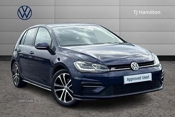 Blue Used 2020 VW Golf VII R-line Edition Hatchback | £19,450 (Fair price) - Image 1/4