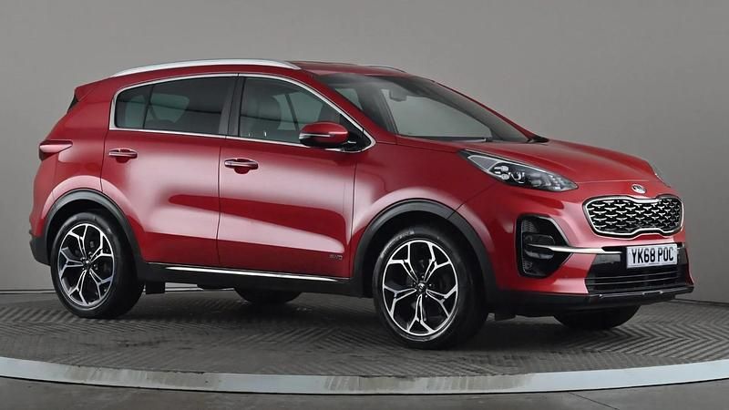 Used Kia Sportage GT-Line 134 HP (98 kW) 2019 Red SUV