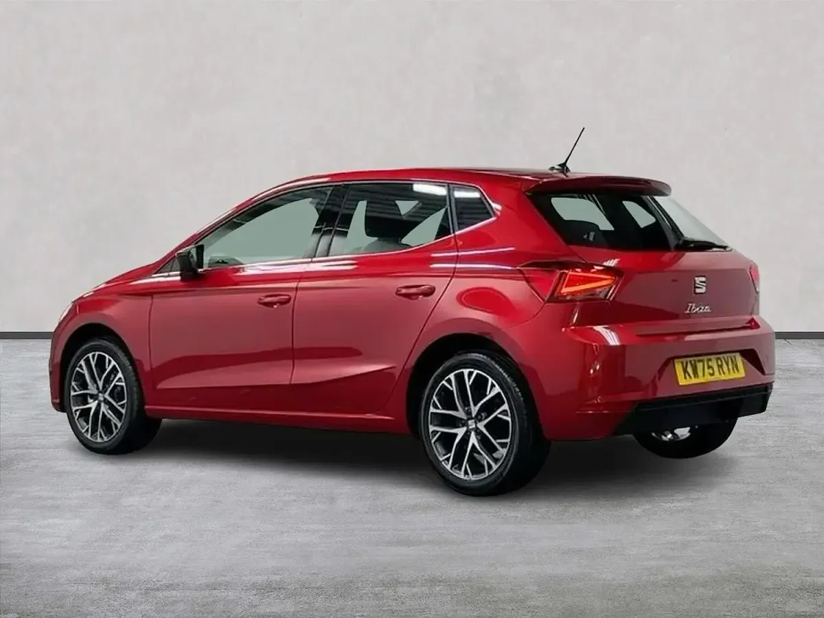New Seat Ibiza XCELLENCE 113 HP (83 kW) 2025 Red Hatchback
