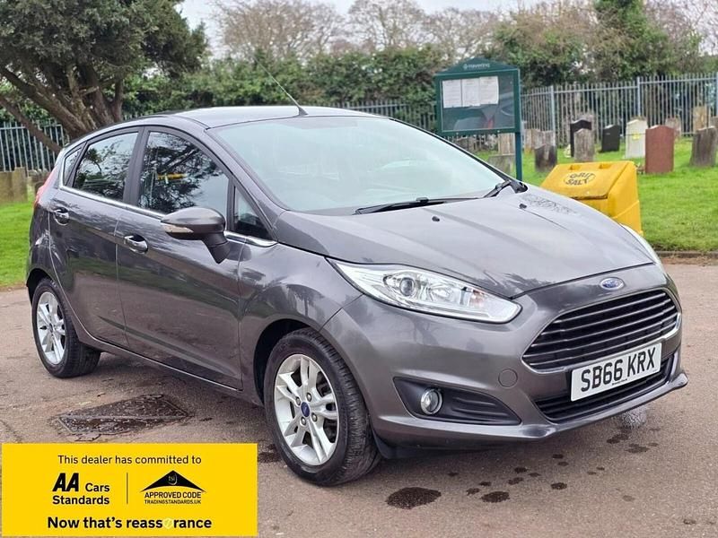 Grey Used 2016 Ford Fiesta Zetec Hatchback | £10,488 (Expensive) - Image 1/4