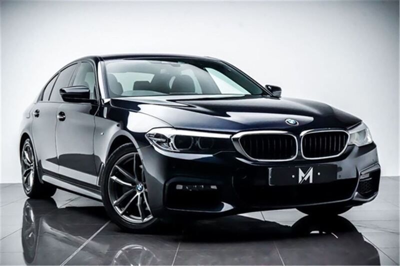 Black Used 2018 BMW 520 M Sport Sedan | £15,495 (Good price) - Image 1/4