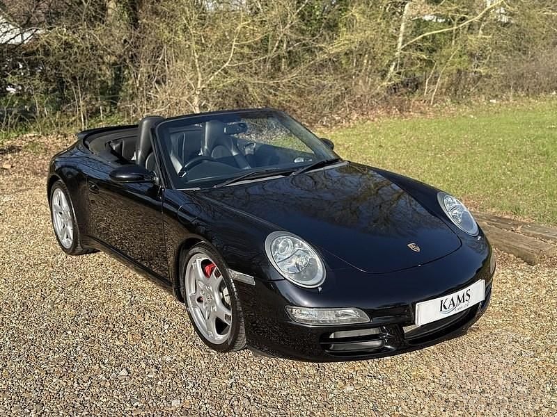 Used Porsche 911 350 HP (257 kW) 2008 Black Cabriolet