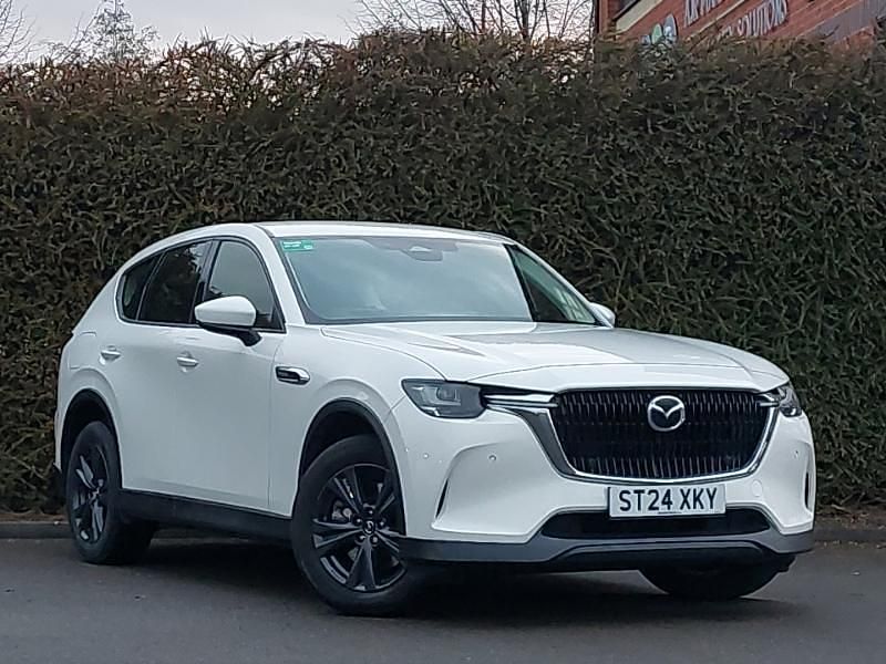 White Used 2024 Mazda CX-60 Exclusive-Line SUV | £27,498 (Fair price) - Image 1/4