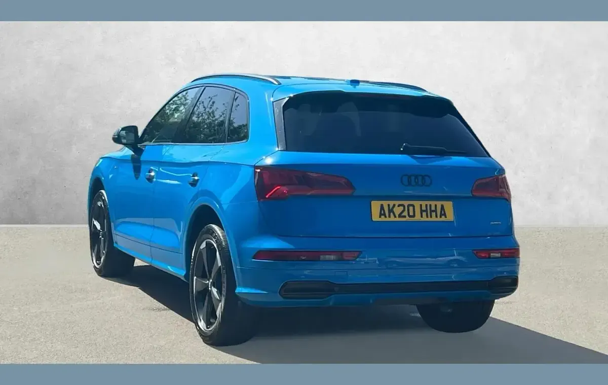 Used Audi Q5 Black Edition 245 HP (180 kW) 2020 Blue SUV