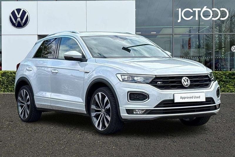 Silver Used 2019 VW T-Roc R-line SUV | £19,819 (Fair price) - Image 1/4