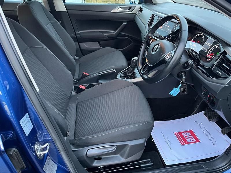 Used VW Polo SE 95 HP (69 kW) 2020 Blue Hatchback