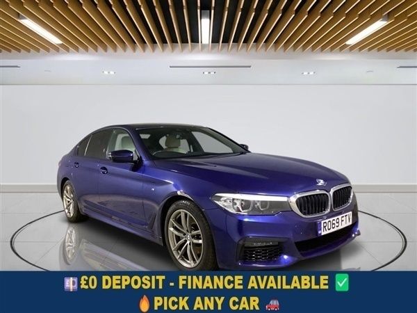 Blue Used 2019 BMW 520 M Sport Sedan | £17,749 (Fair price) - Image 1/1