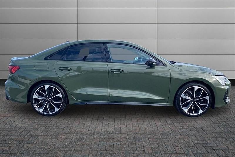 Used Audi A3 Black Edition 333 HP (244 kW) 2024 District green Sedan