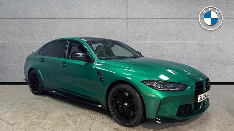 Green Used 2023 BMW M3 Competition Edition | £62,495 (A bit pricey) - Image 1/4