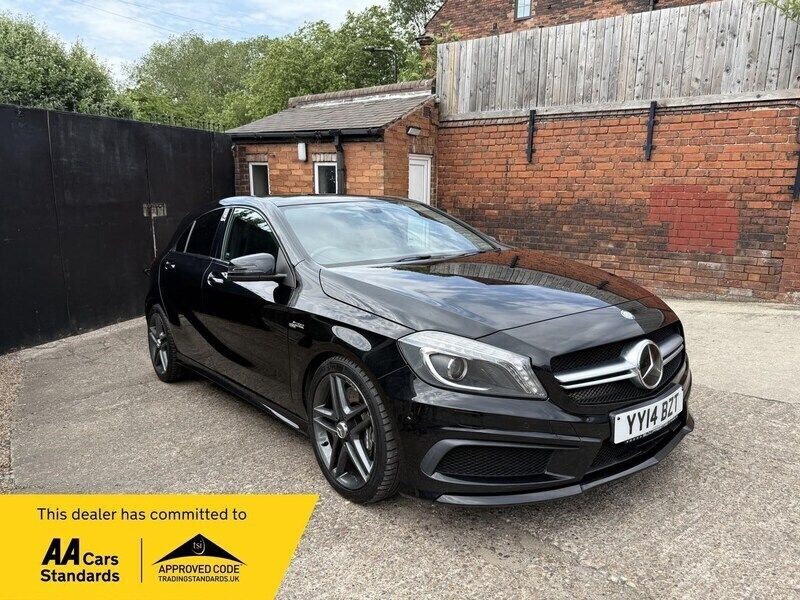 Black Used 2014 Mercedes A45 AMG AMG Hatchback | £12,490 (Fair price) - Image 1/4