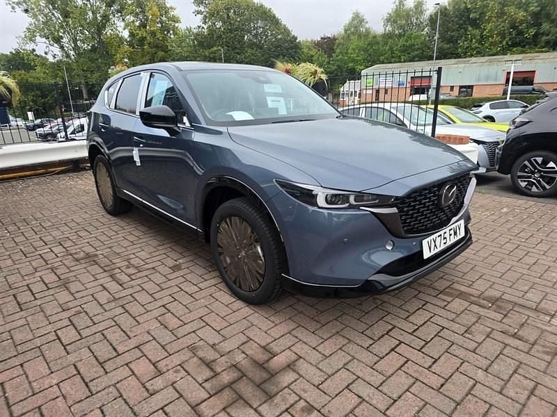 Machine grey New 2025 Mazda CX-5 Homura-Line SUV | £35,499 (Fair price) - Image 1/4
