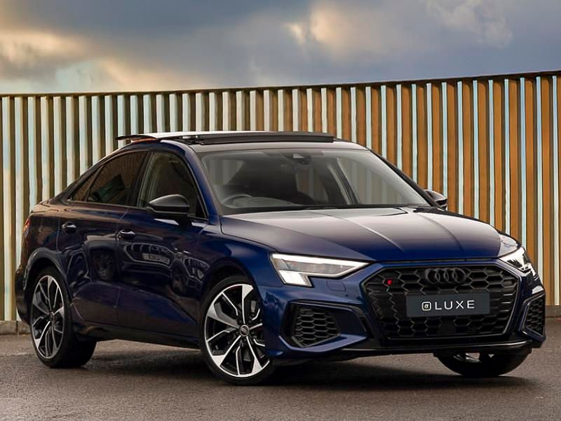 Blue Used 2023 Audi S3 Comfort Sedan | £40,898 (Expensive) - Image 1/4