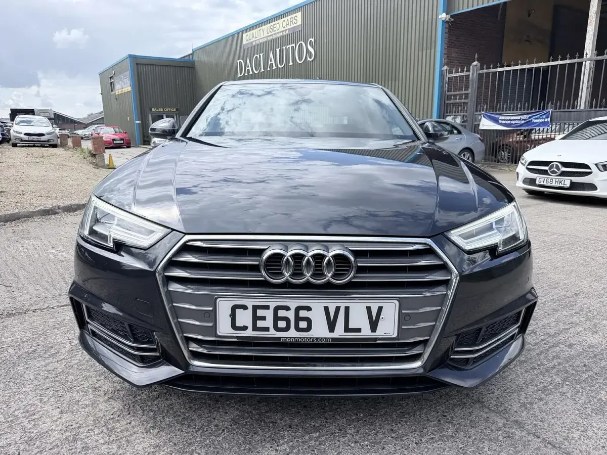 Used Audi A4 S-Line 187 HP (137 kW) 2016 Blue Sedan