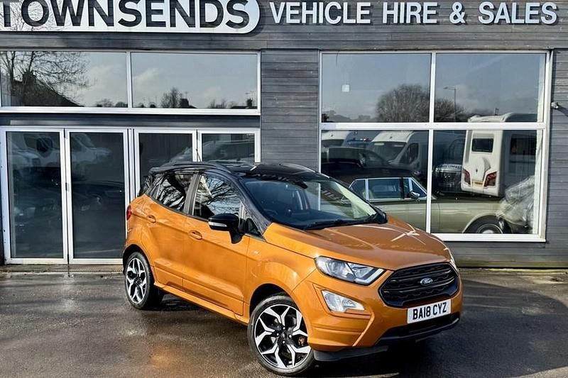 Used Ford Ecosport ST-Line 125 HP (91 kW) 2018 Orange SUV