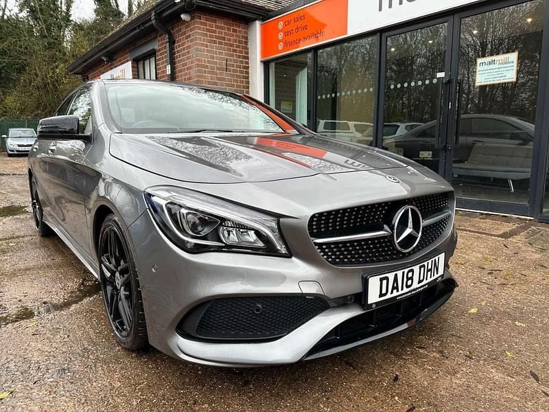 Grey Used 2018 Mercedes CLA180 AMG line Sedan | £10,795 (Fair price) - Image 1/4