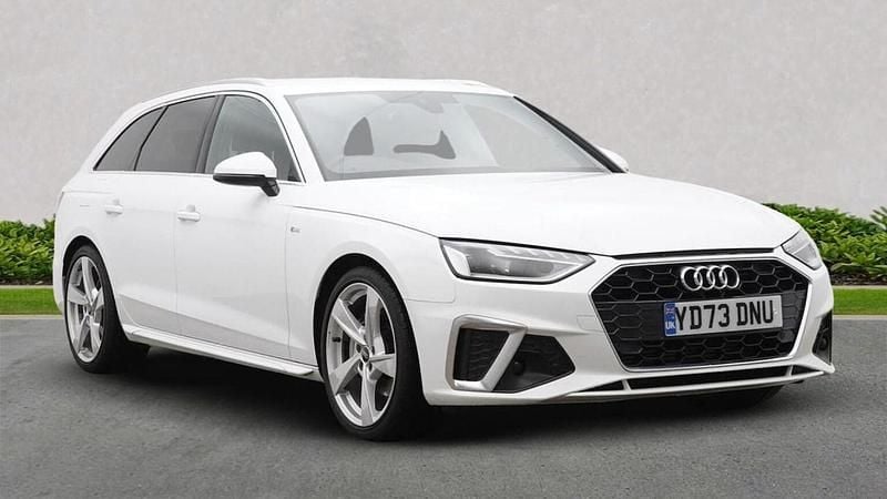 White Used 2023 Audi A4 S-Line Estate | £28,399 (A bit pricey) - Image 1/4