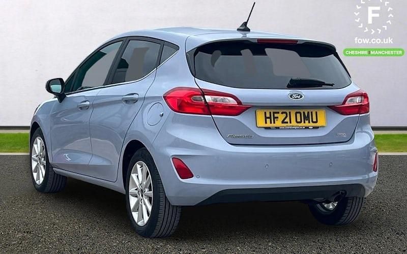 Used Ford Fiesta Titanium 95 HP (69 kW) 2021 Blue Hatchback
