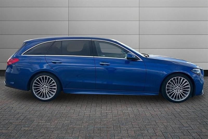 Used Mercedes C200 AMG Line Premium 204 HP (150 kW) 2023 Spectral blue Estate