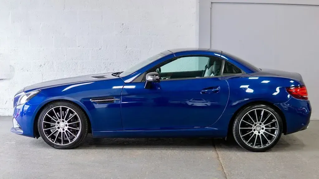 Used Mercedes E250 AMG line 2016 Blue Cabriolet