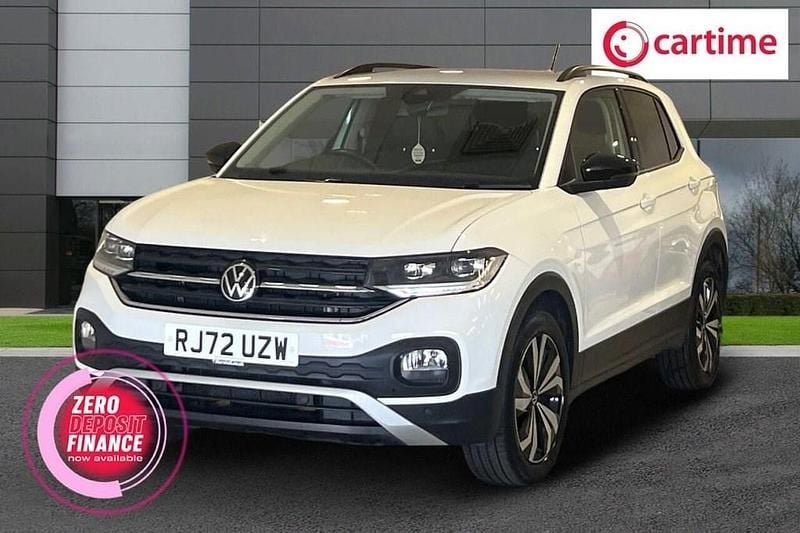 Used VW T-Cross Black Edition 110 HP (80 kW) 2022 White SUV