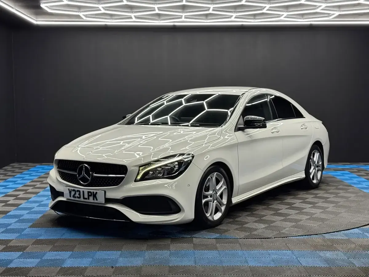 Used Mercedes CLA220 AMG line 2016 White Sedan