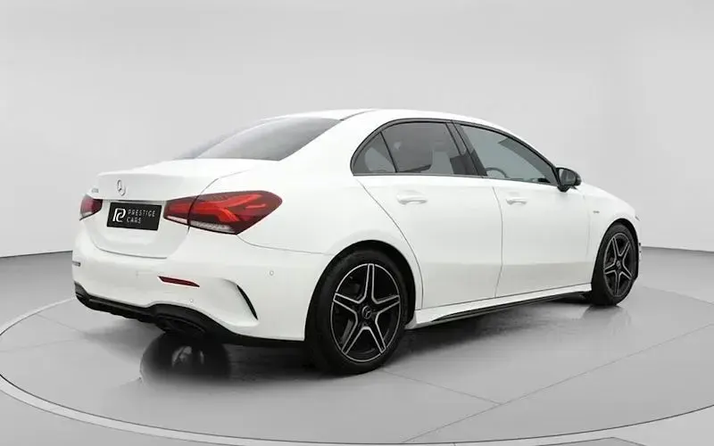 Used Mercedes A250 AMG line 218 HP (160 kW) 2021 White Sedan
