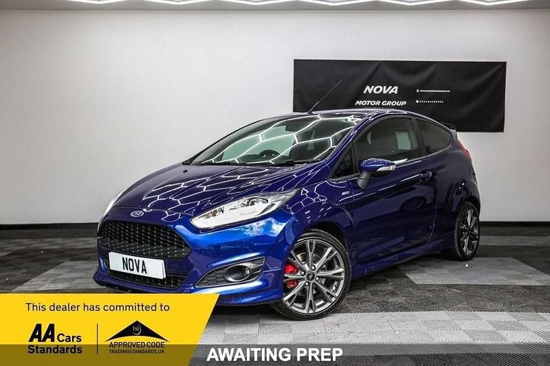 Used Ford Fiesta ST-Line 100 HP (73 kW) 2017 Blue Hatchback