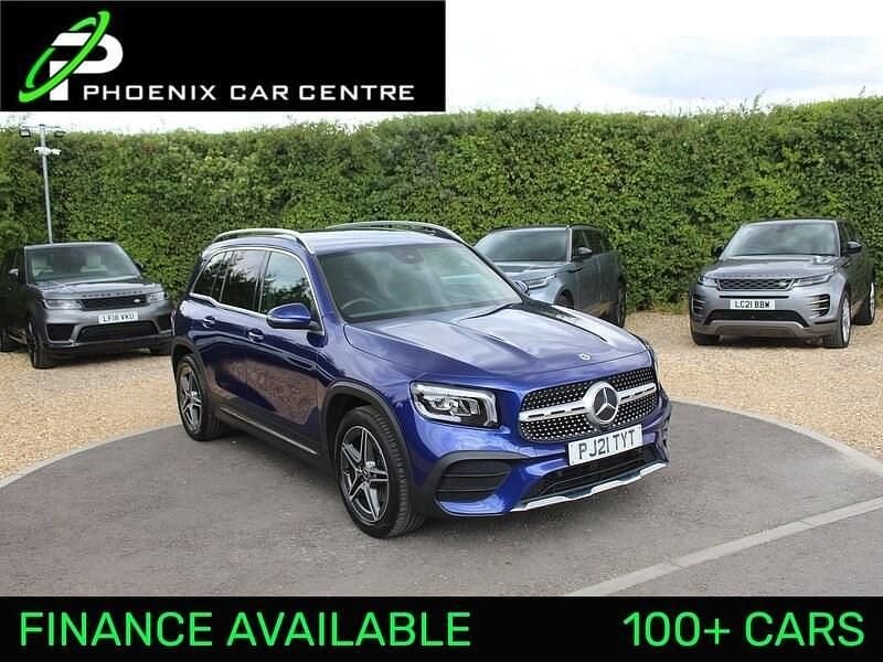 Galaxy blue metallic Used 2021 Mercedes GLB200 AMG line SUV | £23,895 (Fair price) - Image 1/2