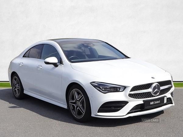 White Used 2021 Mercedes CLA180 AMG Line Premium Plus Sedan | £23,995 (Fair price) - Image 1/4