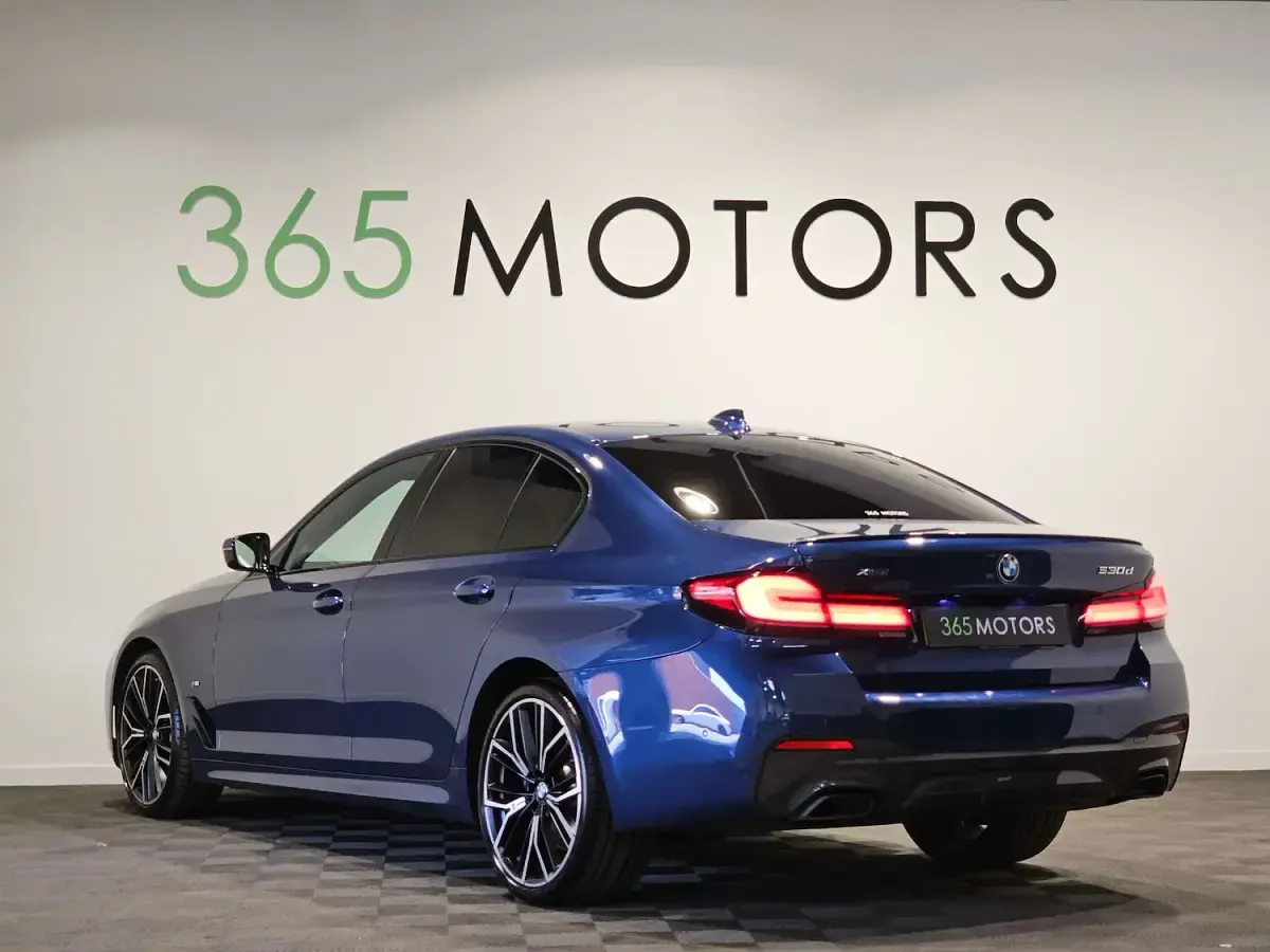 Used BMW 530 M Sport 2021 Blue Sedan