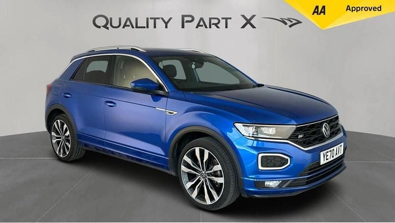 Blue Used 2020 VW T-Roc R-line SUV | £14,950 (Super price) - Image 1/4