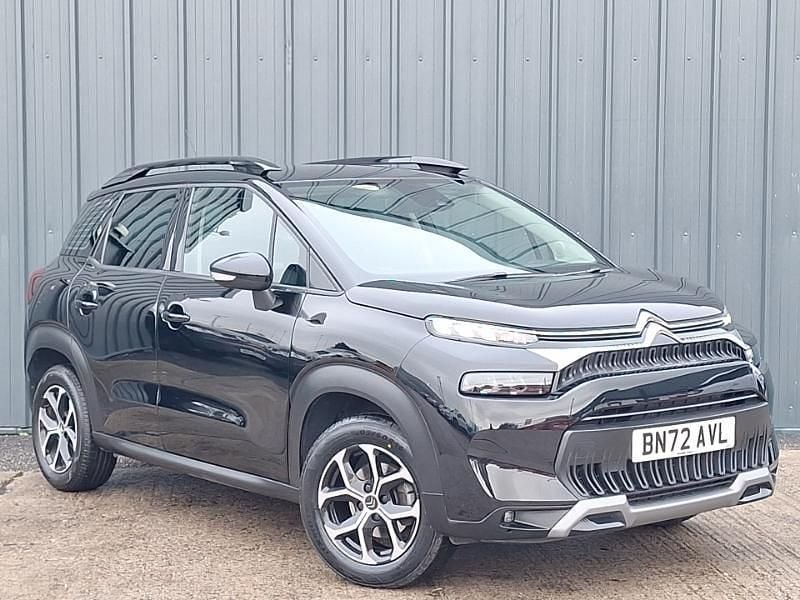 Black Used 2022 Citroën C3 Aircross PureTech SUV | £13,698 (Fair price) - Image 1/4