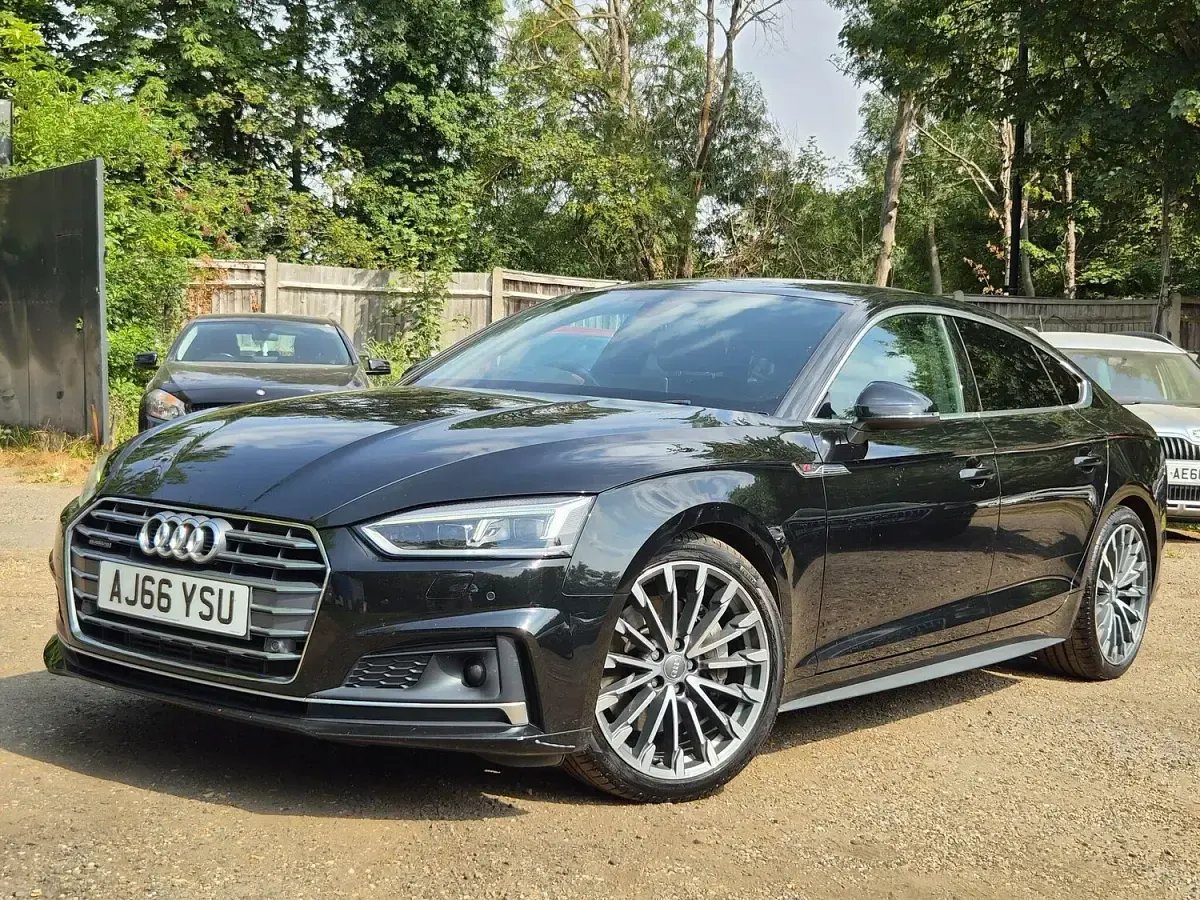 Used Audi A5 Sportback S-Line 252 HP (185 kW) 2017 Black Hatchback