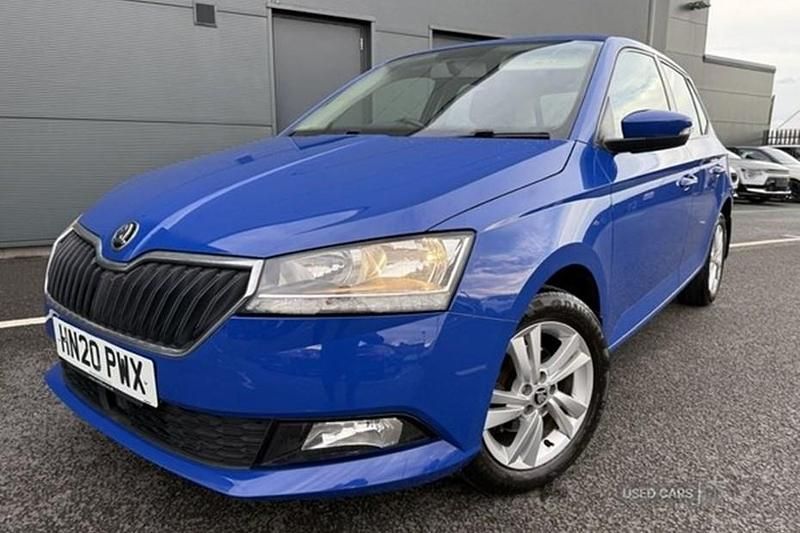 Used Skoda Fabia SE 60 HP (44 kW) 2020 Blue Hatchback