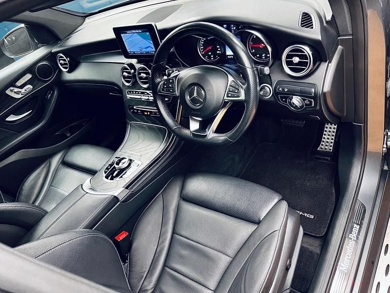 Used Mercedes GLC220 AMG Line Premium 170 HP (125 kW) 2018 Grey Coupe