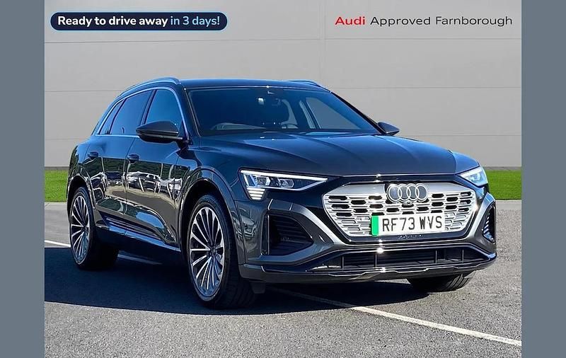 Grey Used 2023 Audi Q8 e-tron S-Line SUV | £37,743 (Fair price) - Image 1/4