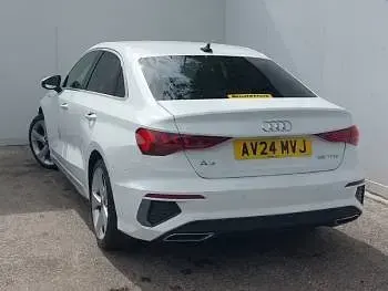 Used Audi A3 S-Line 150 HP (110 kW) 2024 White Sedan