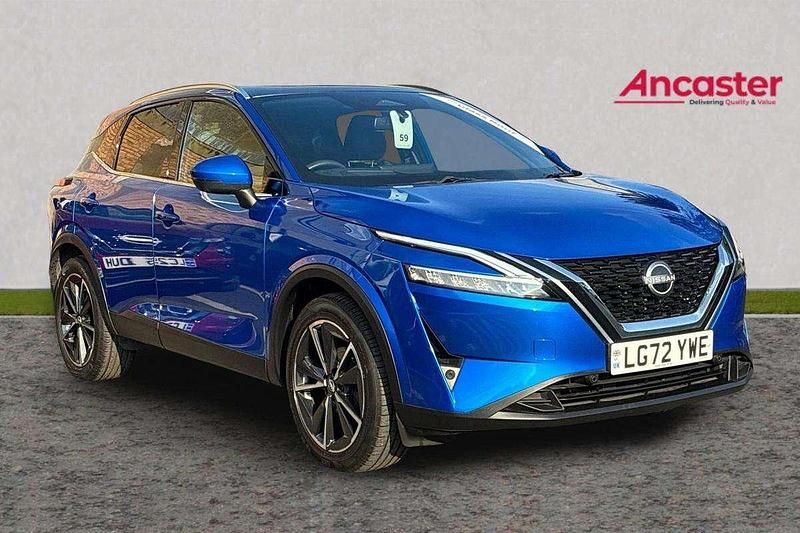 Blue Used 2022 Nissan Qashqai Tekna SUV | £20,475 (Expensive) - Image 1/4