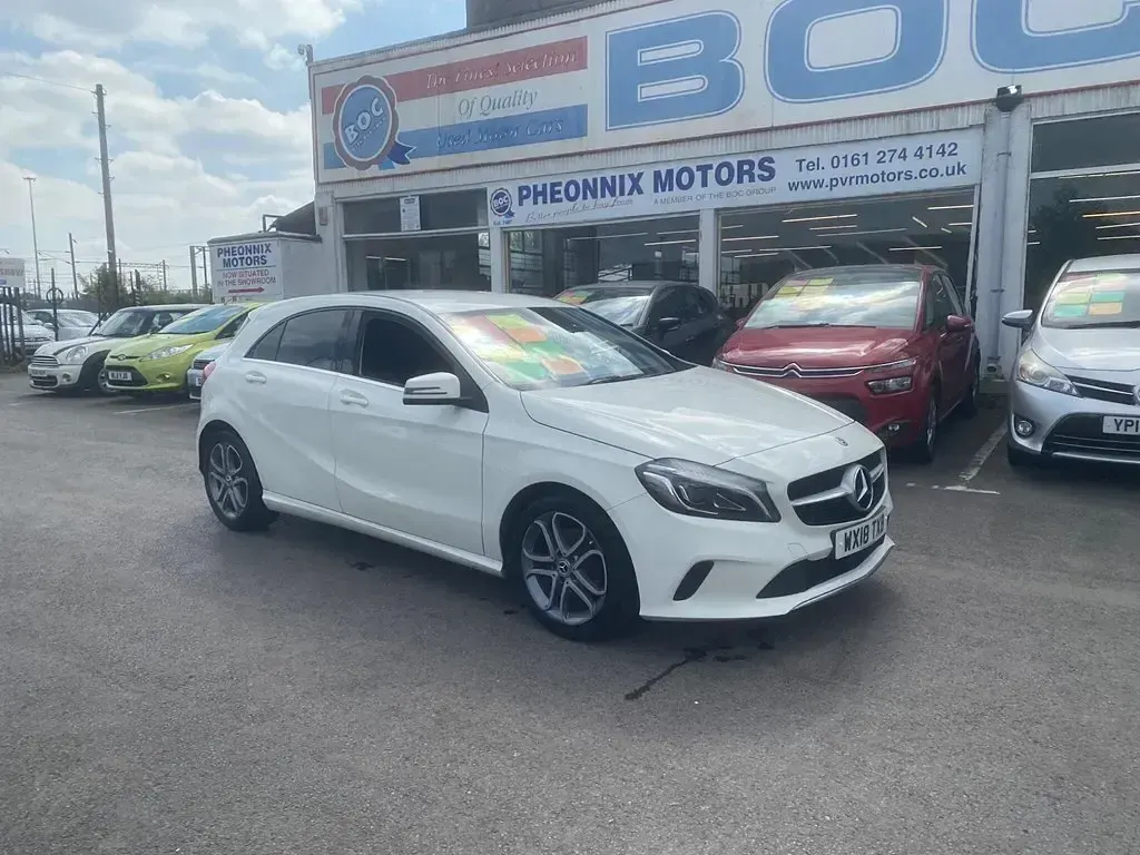 Used Mercedes A200 Sport Edition 156 HP (114 kW) 2018 White Hatchback