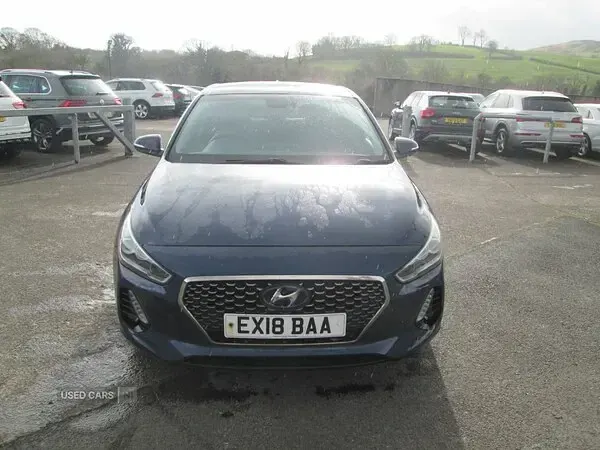Used Hyundai i30 Premium 110 HP (80 kW) 2018 Blue Hatchback